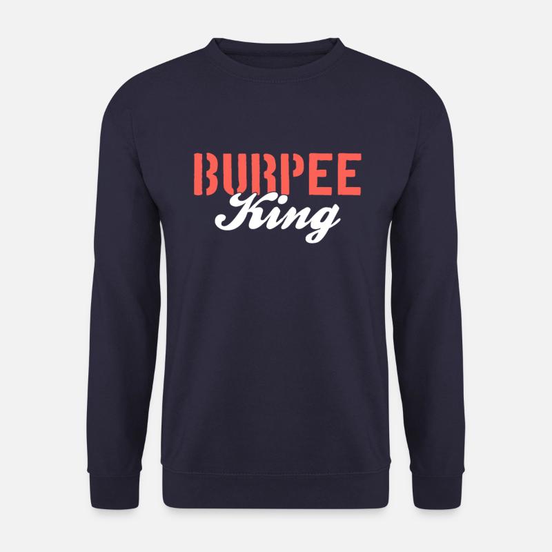Burpee King - Unisex Sweatshirt - navy