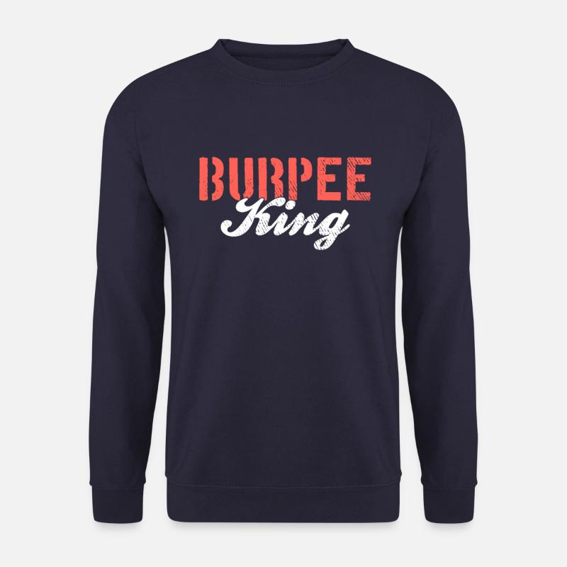 Burpee King - Unisex Sweatshirt - navy