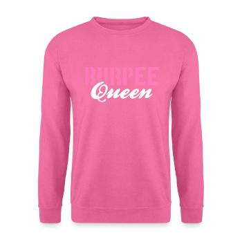 Burpee Queen - Sweat-shirt Unisexe - rose - Devant