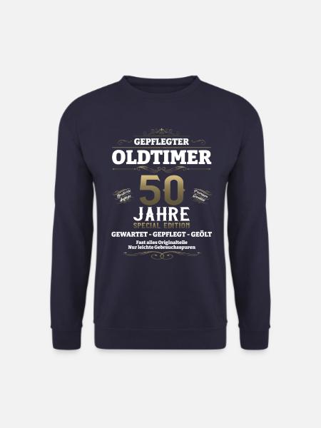 50. Geburtstag Mann Oldtimer Jahrgang 1973 - Unisex Pullover - Navy