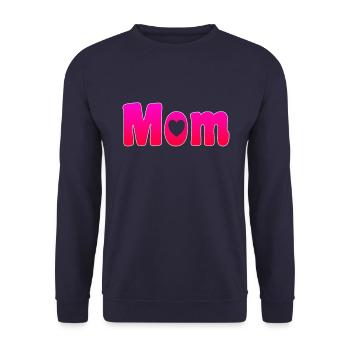 Maman Maman Maman Cadeau - Sweat-shirt Unisexe - marine - Devant - Alina (178cm) & Michal (187cm)