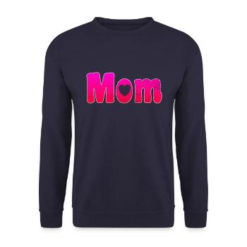 Maman Maman Maman Cadeau - Sweat-shirt Unisexe - marine - Devant - Alina (178cm) & Michal (187cm)