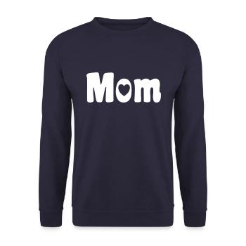 Maman Maman Maman Cadeau - Sweat-shirt Unisexe - marine - Devant - Alina (178cm) & Michal (187cm)