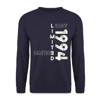 29ème Anniversaire Homme Légendaire Mai Millésime 1994 - Sweat-shirt Unisexe - marine - Devant - Alina (178cm) & Michal (187cm)
