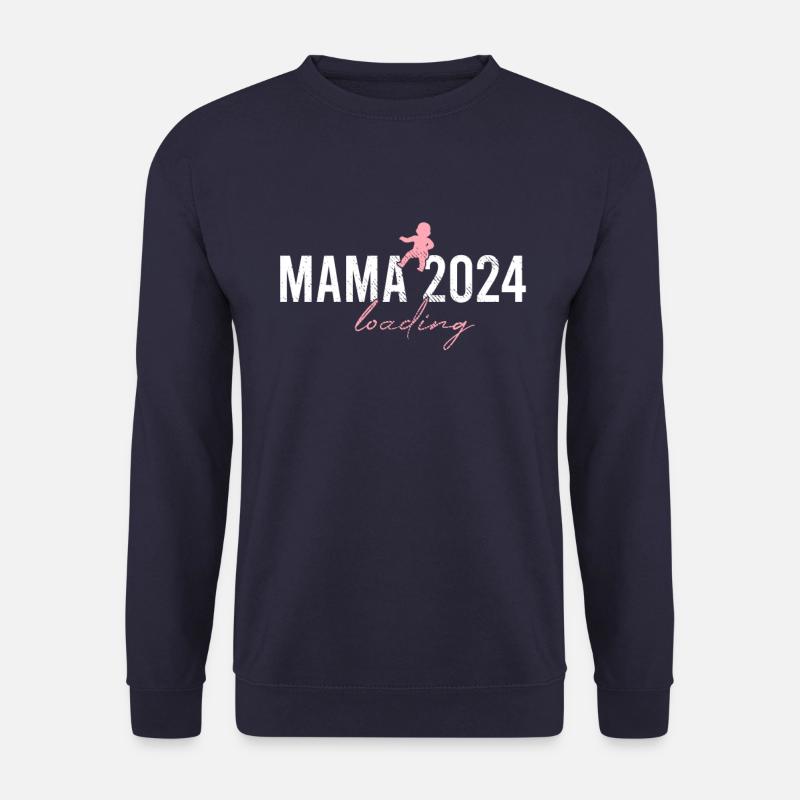 Mama 2024 loading - Unisex Pullover - Navy