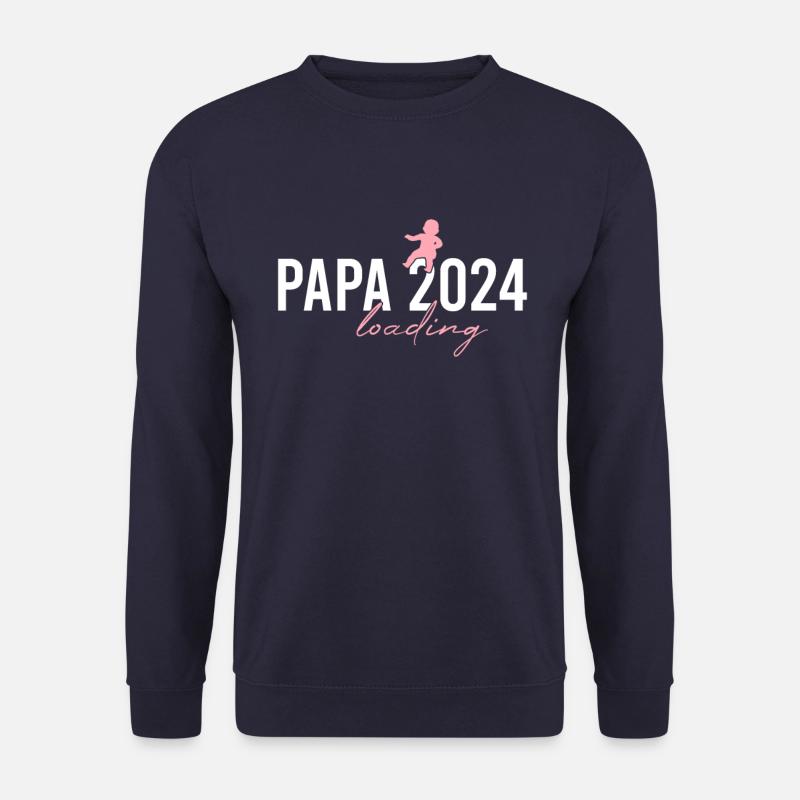 Dad 2024 loading - Unisex Sweatshirt - navy