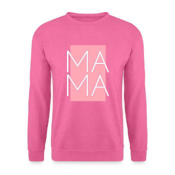 Maman - Sweat-shirt Unisexe - rose - Devant