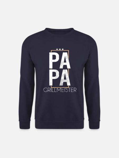 Papa Grillmeister - Unisex Sweatshirt - navy