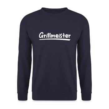 Grillmeister - Unisex Pullover - Navy - Vorne - Alina (178cm) & Michal (187cm)