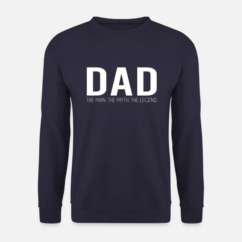dad legend myth - Unisex Pullover - Navy