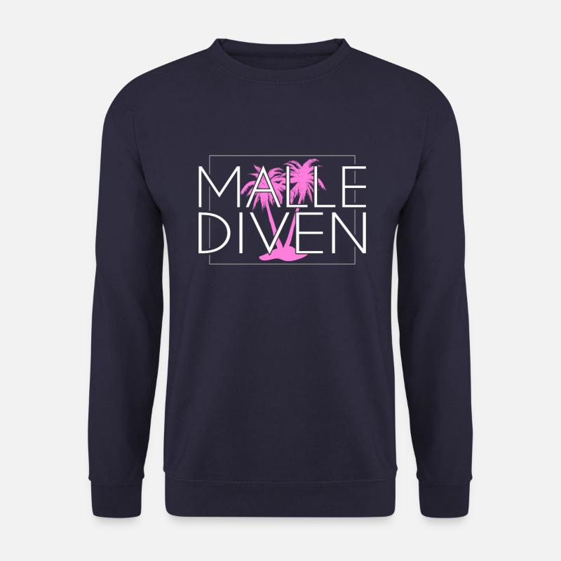 Malle Diven - Unisex Pullover - Navy