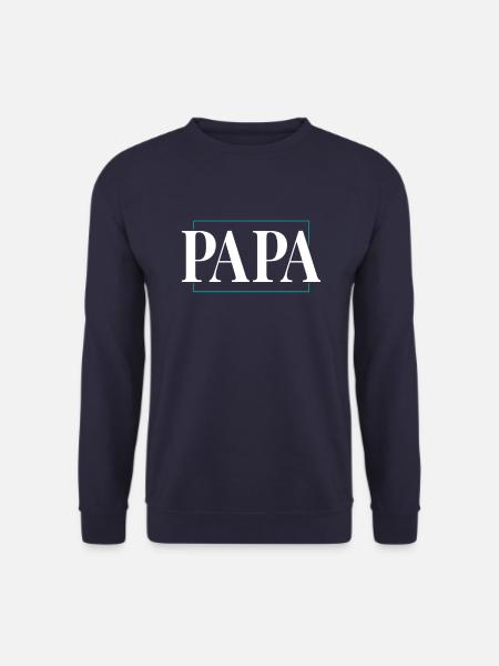 papa - Unisex Pullover - Navy