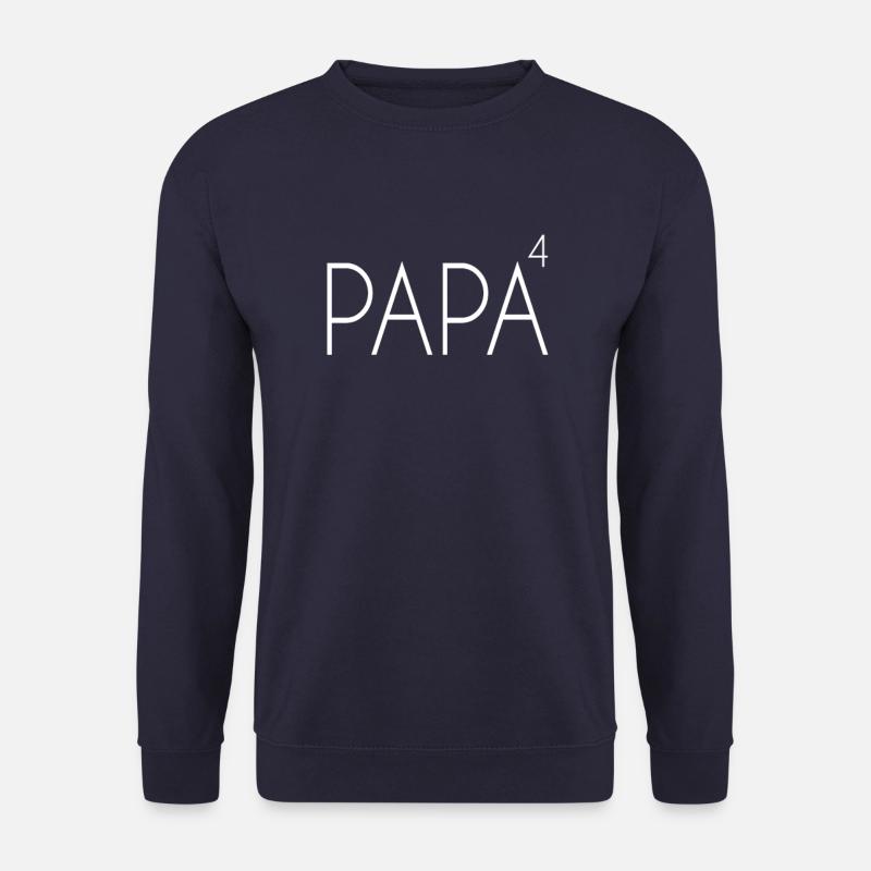 Papa von 4 Kindern - Unisex Pullover - Navy