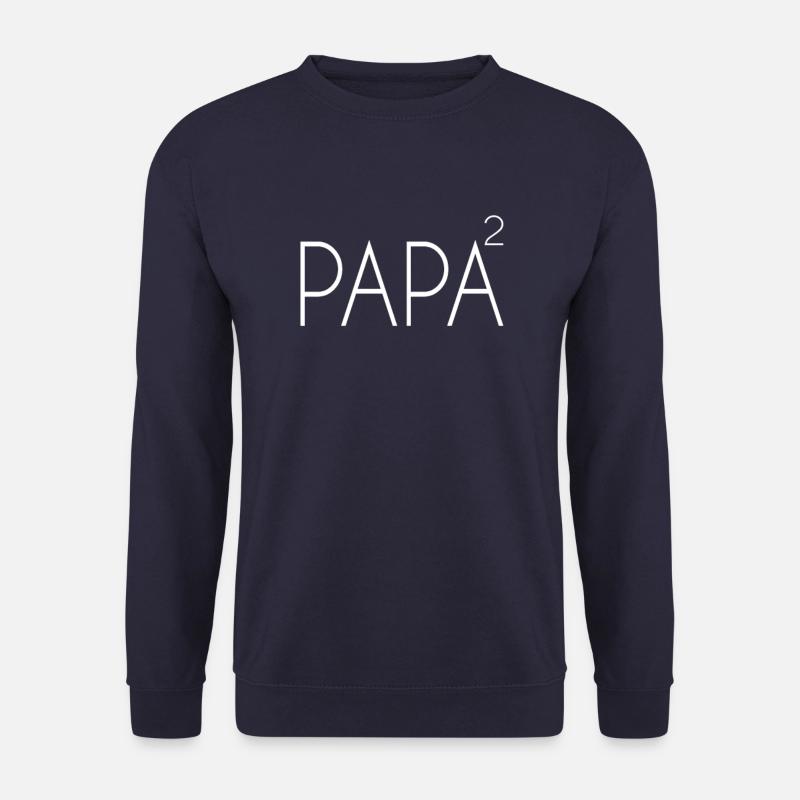 Papa von 2 Kindern - Unisex Pullover - Navy