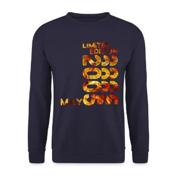 18th Birthday Man Woman Original Vintage 2005 - Unisex Sweatshirt - navy - Front - Alina (178cm) & Michal (187cm)