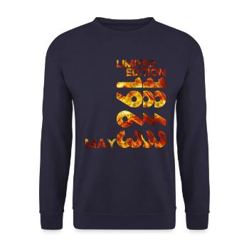 60th Birthday Man Woman Original Vintage 1963 - Unisex Sweatshirt - navy - Front - Alina (178cm) & Michal (187cm)