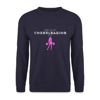 Chemise de cheerleading - Sweat-shirt Unisexe - marine - Devant - Alina (178cm) & Michal (187cm)