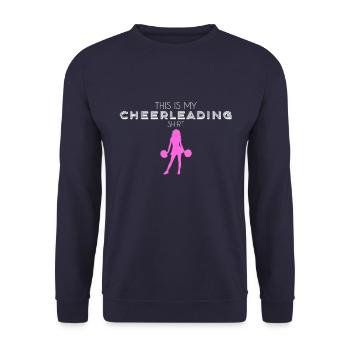 Chemise de cheerleading - Sweat-shirt Unisexe - marine - Devant - Alina (178cm) & Michal (187cm)