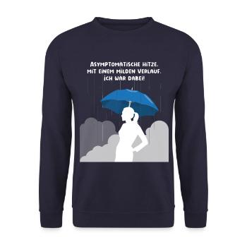Asymptomatische Hitze mit einem milden Verlauf Ich - Unisex Pullover - Navy - Vorne - Alina (178cm) & Michal (187cm)