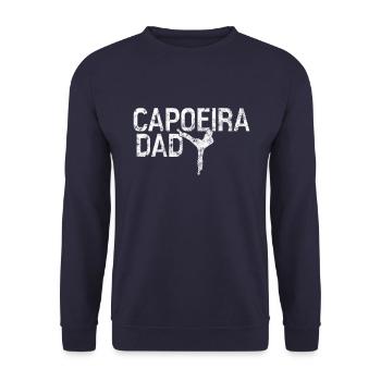 Papa Capoeira - Sweat-shirt Unisexe - marine - Devant - Alina (178cm) & Michal (187cm)