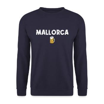 Majorca - Unisex Sweatshirt - navy - Front - Alina (178cm) & Michal (187cm)