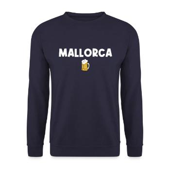 Majorca - Unisex Sweatshirt - navy - Front - Alina (178cm) & Michal (187cm)