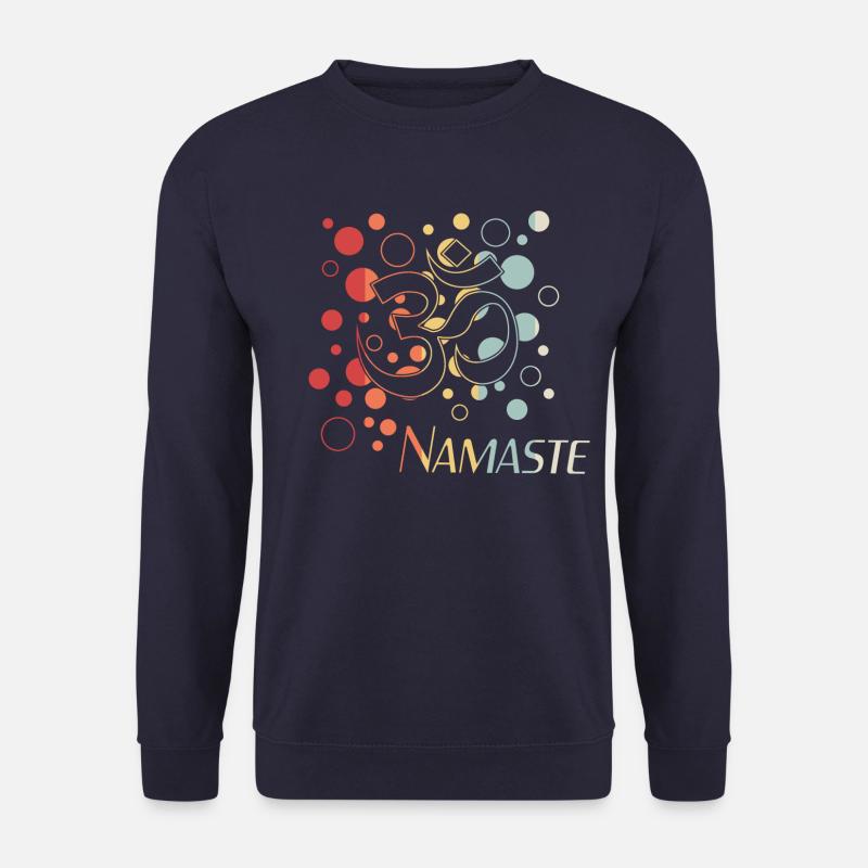 Namaste Yoga - Unisex Pullover - Navy
