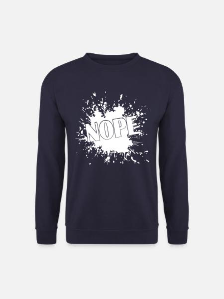 Nope - Unisex Pullover - Navy