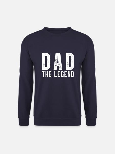 Dad The Legend - Unisex Sweatshirt - navy