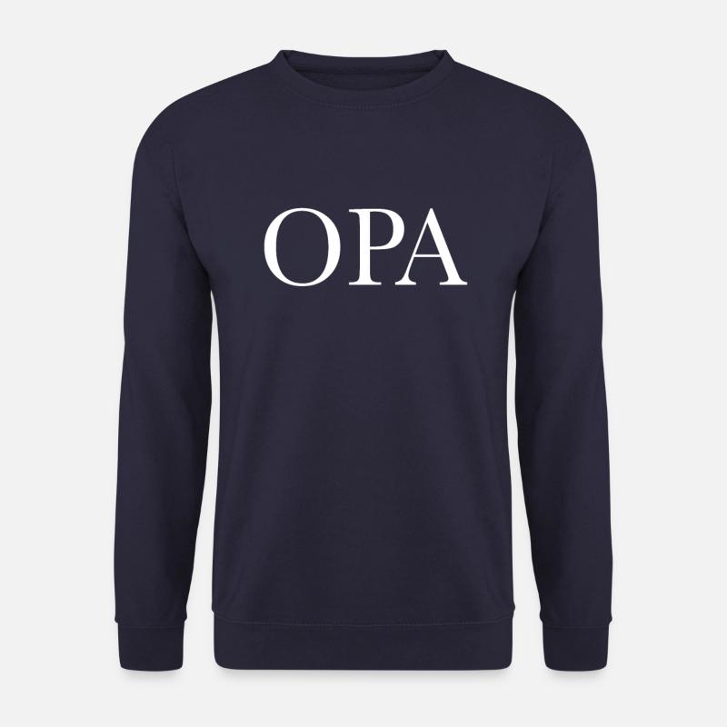 Opa Schriftzug - Unisex Pullover - Navy