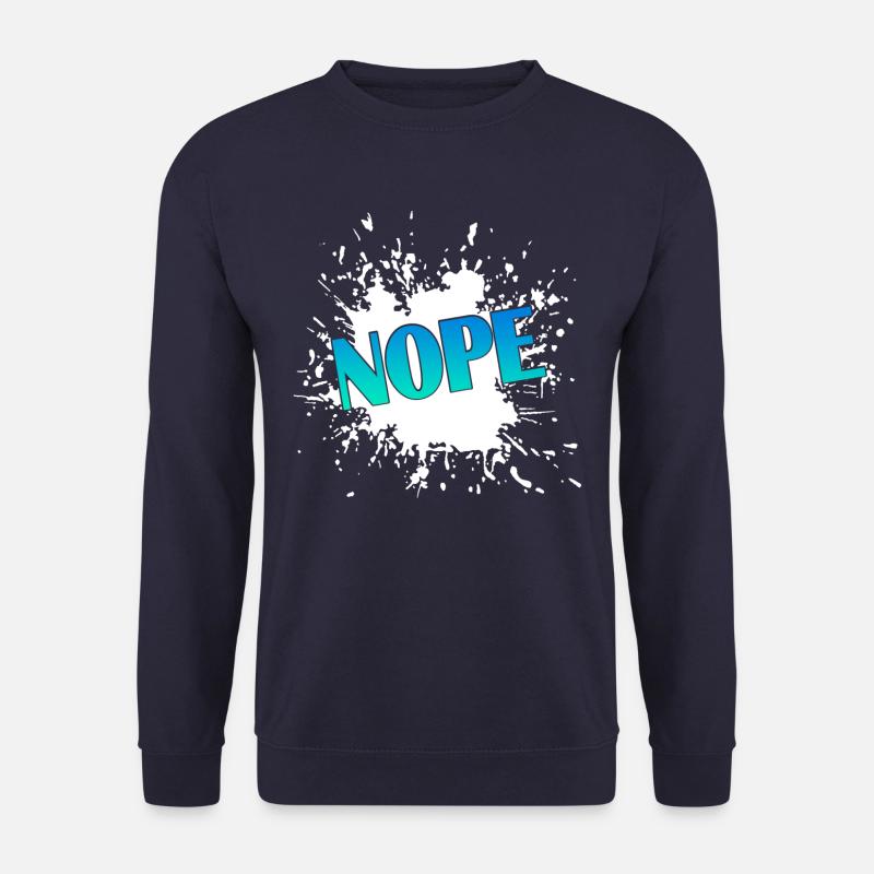 Nope - Unisex Pullover - Navy