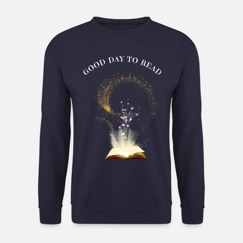 Good day to read - Unisex Sweatshirt - navy