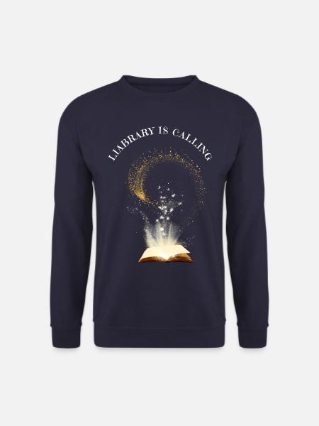Bibliothek ruft - Unisex Pullover - Navy