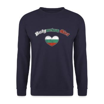 Bulgarin - Unisex Pullover - Navy - Vorne - Alina (178cm) & Michal (187cm)