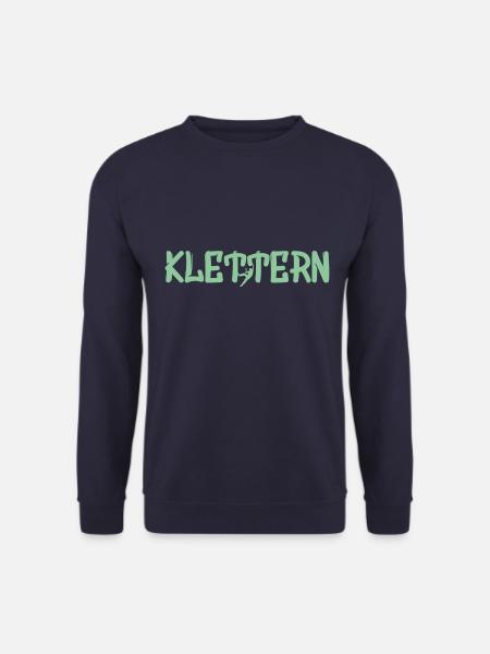 Geschenk Kletterer Boulderer klettern bouldern - Unisex Pullover - Navy