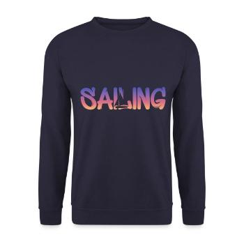 sailing - Unisex Pullover - Navy - Vorne - Alina (178cm) & Michal (187cm)