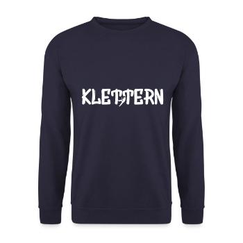 Klettern Klettersport - Unisex Pullover - Navy - Vorne - Alina (178cm) & Michal (187cm)
