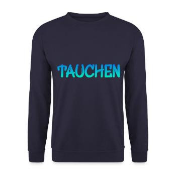 Tauchen - Unisex Pullover - Navy - Vorne - Alina (178cm) & Michal (187cm)
