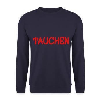 Tauchen - Unisex Pullover - Navy - Vorne - Alina (178cm) & Michal (187cm)
