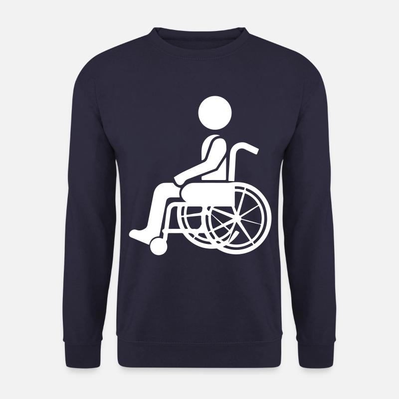 Rollstuhl - Unisex Pullover - Navy
