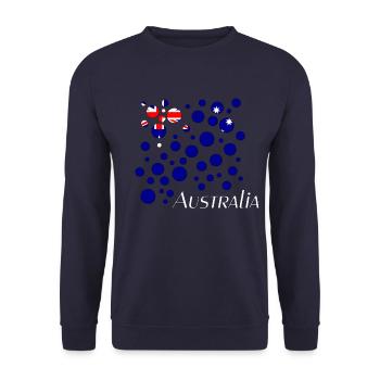 Australia - Unisex Pullover - Navy - Vorne - Alina (178cm) & Michal (187cm)