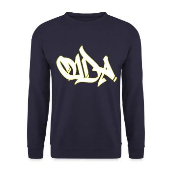 Oida - Unisex Pullover - Navy - Vorne - Alina (178cm) & Michal (187cm)