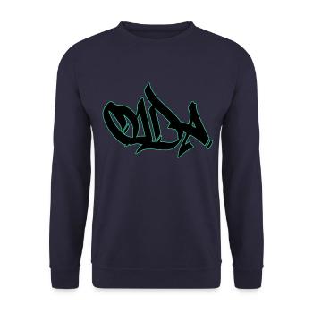 Oida - Unisex Pullover - Navy - Vorne - Alina (178cm) & Michal (187cm)