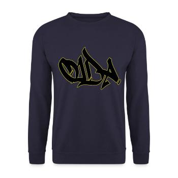 Oida - Unisex Pullover - Navy - Vorne - Alina (178cm) & Michal (187cm)