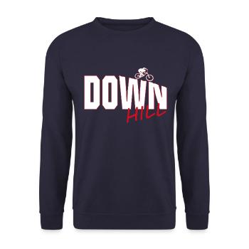 Downhill - Unisex Pullover - Navy - Vorne - Alina (178cm) & Michal (187cm)