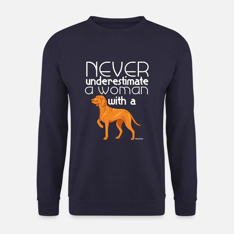 Vizsla Underestimate - Unisex Sweatshirt - navy