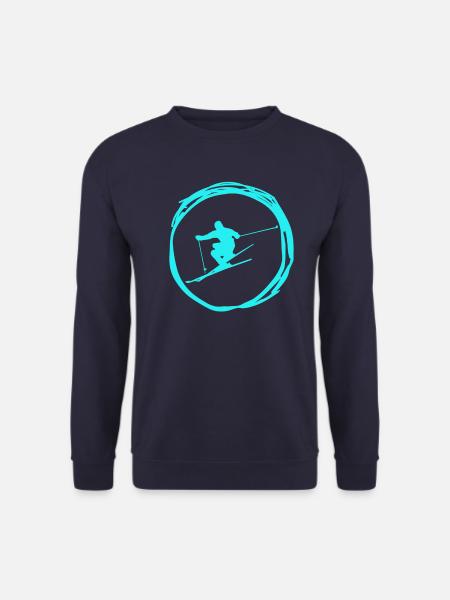 skiing - Unisex Pullover - Navy