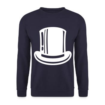 Groom Cylinder - Unisex Sweatshirt - navy - Front - Alina (178cm) & Michal (187cm)