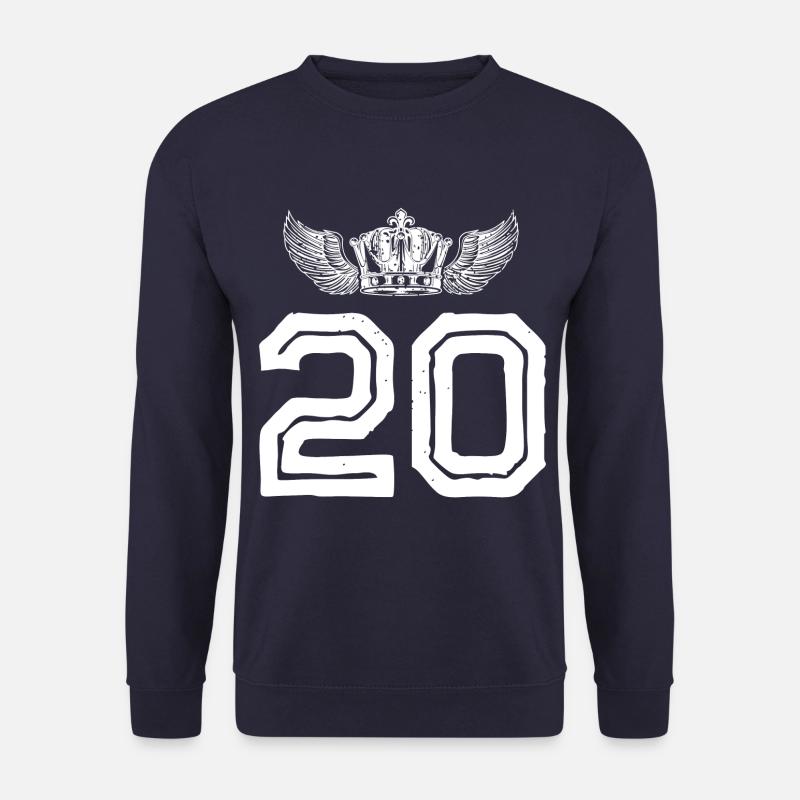 Couronne de 20 chiffres - Sweat-shirt Unisexe - marine