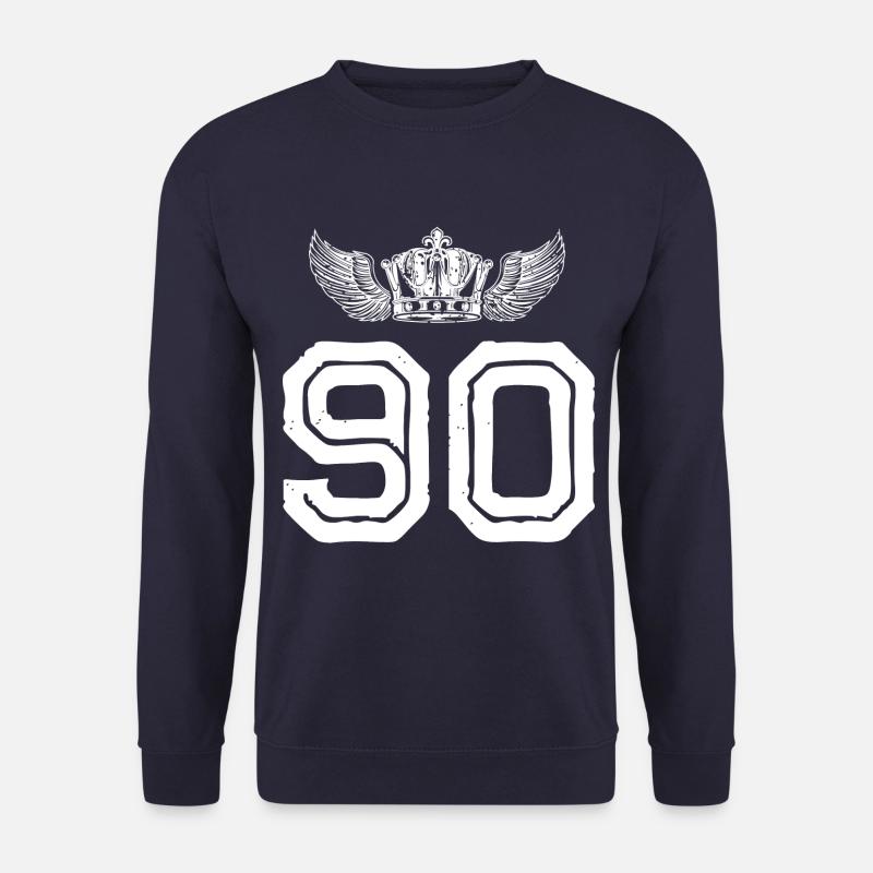 90 Number crown - Unisex Sweatshirt - navy